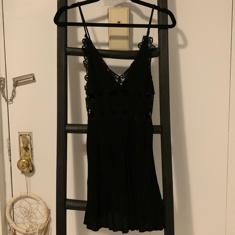 Floral Cut Out Dress